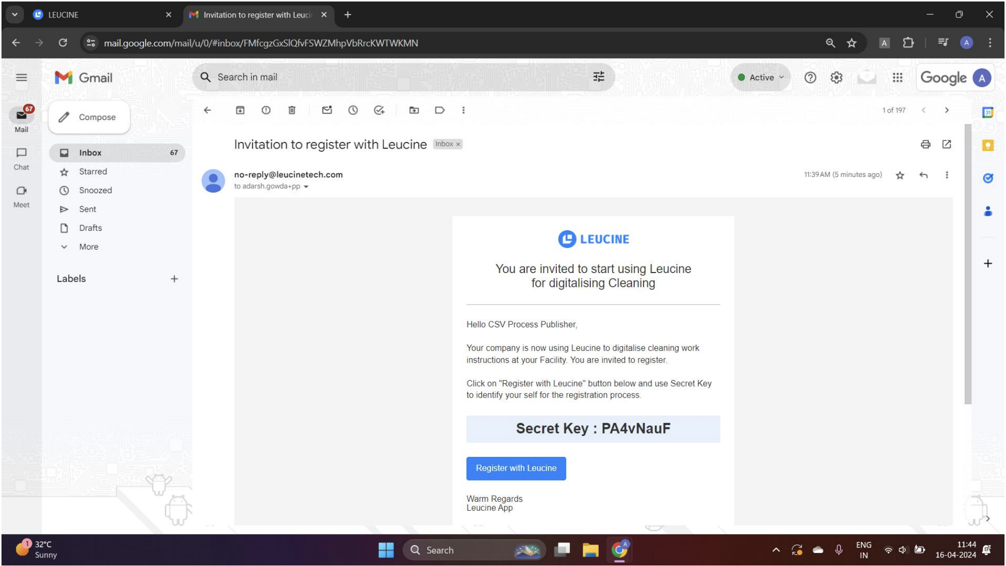 How to Register via an Invite Link (v2)
